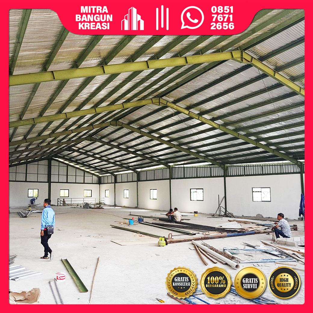 Bangun Pabrik Semi Indoor