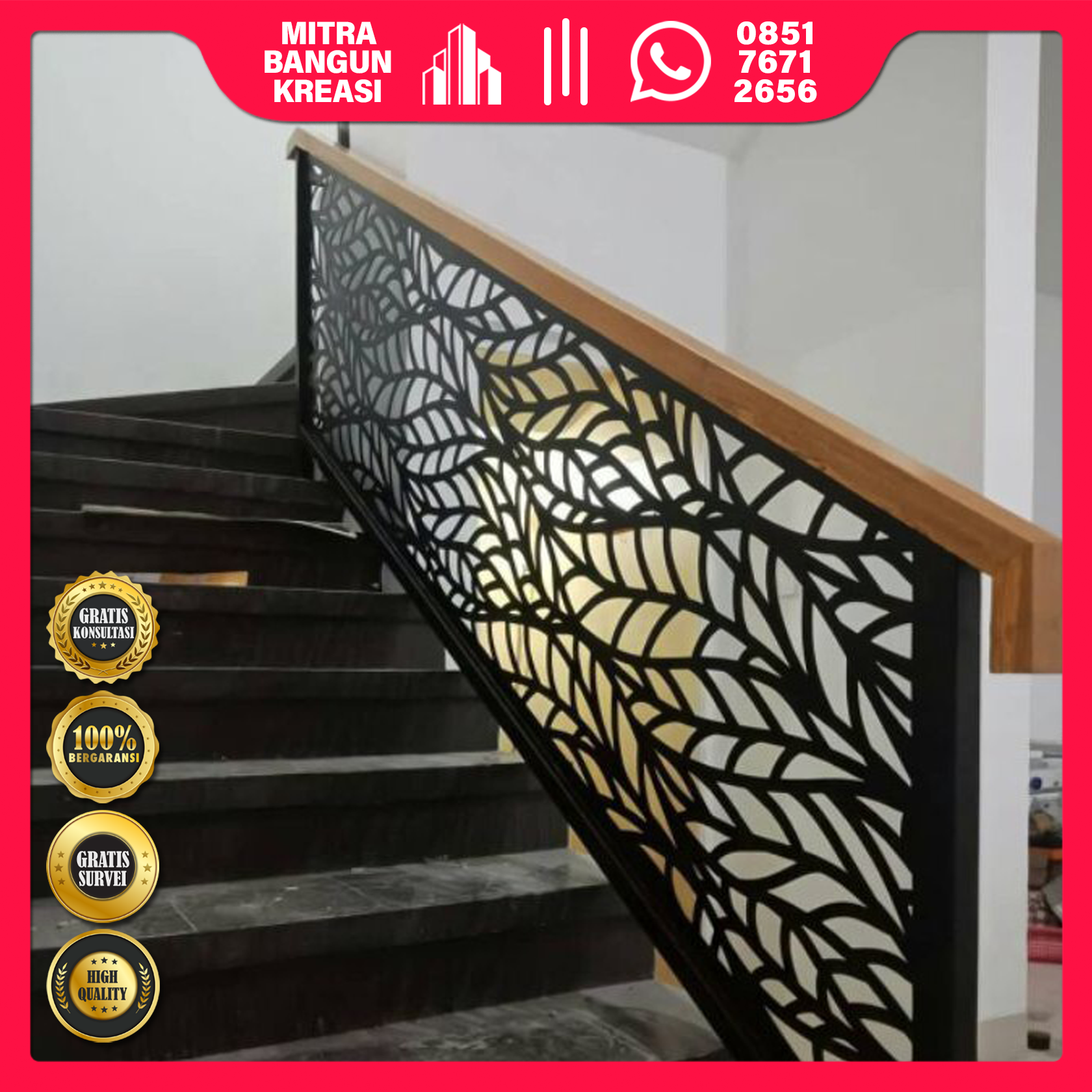 Railing Besi Laser Cutting