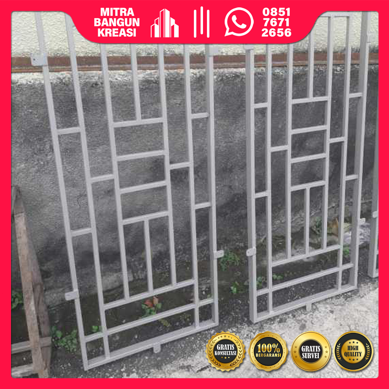 Teralis Jendela Besi Hollow